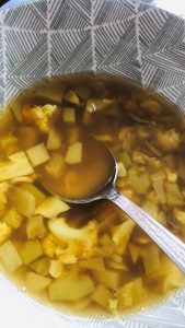 Аюрведична есенна супа със сушени манатарки